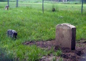 Gravestones at the House of Corrections Cemetery on the Rutland Creek Path. (Anthony Edwards / photo)