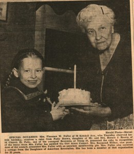Mrs Fuller birthday 1955-1